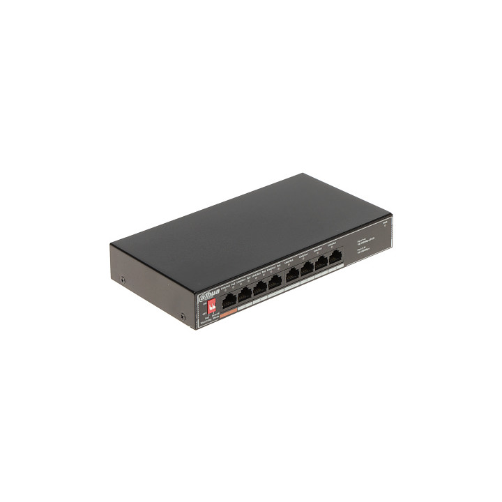 Switch Dahua SF1008LP 8-portowy 4x PoE 4x RJ45 60W 10/100Mbps
