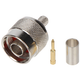Conector de engarce RJ45 N-W/ZAC.H-155 8P8C enchufe macho para cable de red Cat5e/Cat6