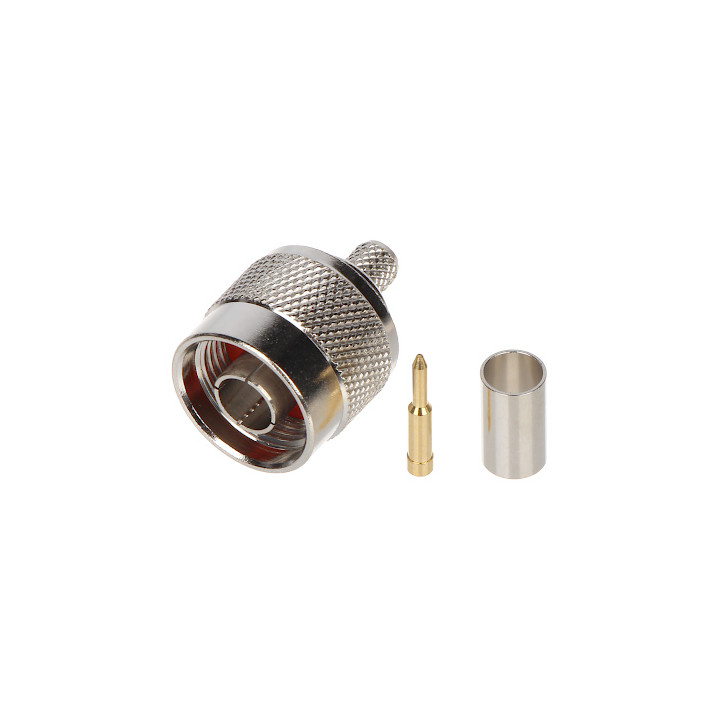 Conector de engarce RJ45 N-W/ZAC.H-155 8P8C enchufe macho para cable de red Cat5e/Cat6