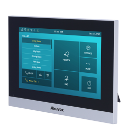 AKUVOX AK-C315W Videoportero IP con cámara 1080p, visión nocturna por infrarrojos, PoE, montaje en superficie
