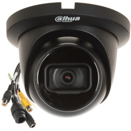 DAHUA IPC-HDW5541TM-ASE-0280B-S3-BLACK Caméra IP tourelle 5MP avec objectif fixe 2,8 mm, PoE, WizMind S AI Analytics