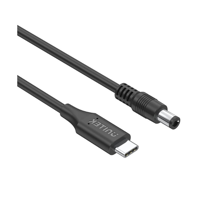 UNITEK C14119BK-1.8M USB-C to DC 1.7/5.5 Power Cable 1.8m Black