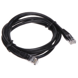Cable de conexión Ethernet RJ45/6/1.5-NEGRO Cat6 1,5 m Negro