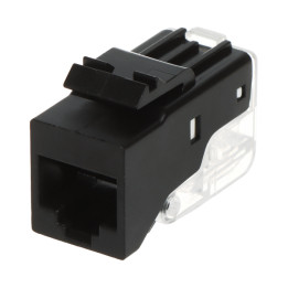 Conector Ethernet FX-RJ45-59B Keystone Jack RJ45 Cat5e/Cat6 para placas de pared