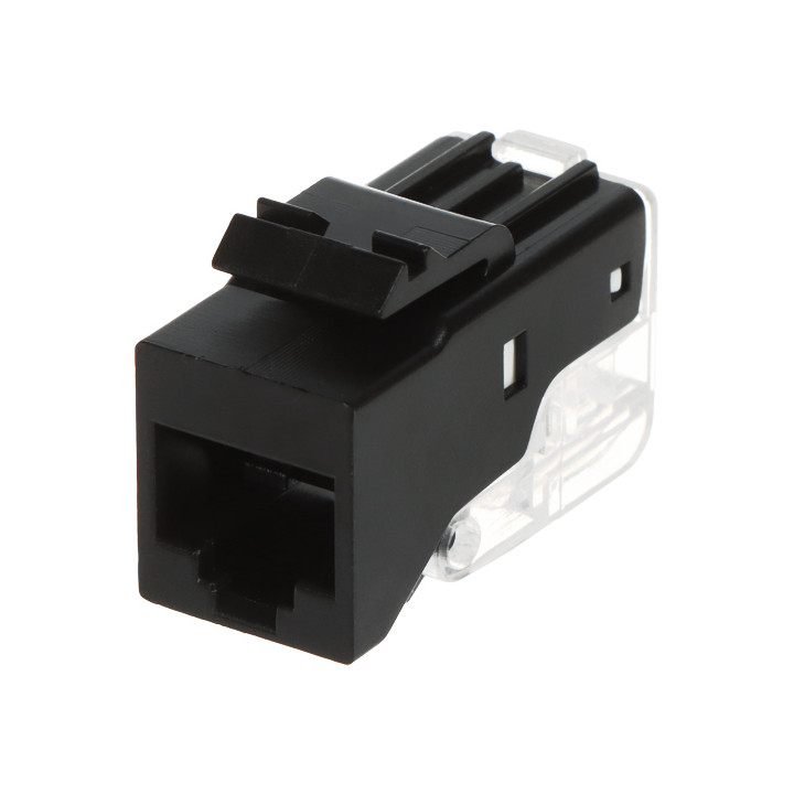 Conector Ethernet FX-RJ45-59B Keystone Jack RJ45 Cat5e/Cat6 para placas de pared