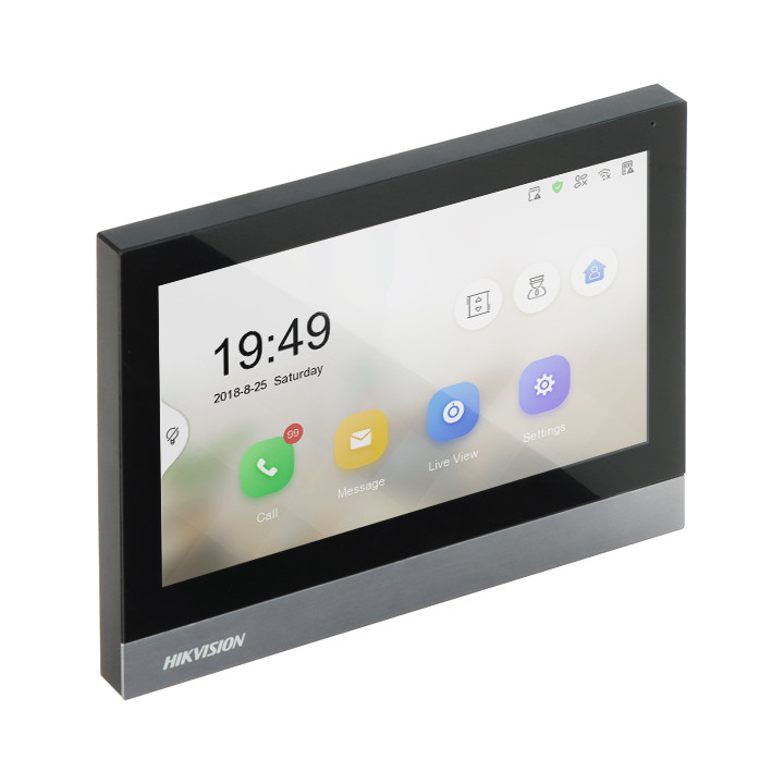 Hikvision DS-KH8380-TE1 7" умная настенная панель с сенсорным экраном PoE