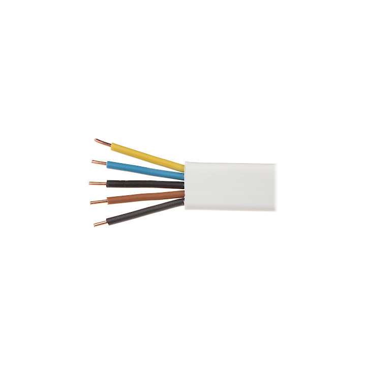 Cable eléctrico plano YDYP-5X1.5 Cable de alimentación de 5 núcleos y 1,5 mm²