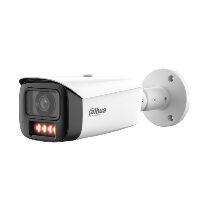 DAHUA IPC-HFW5459T1-ASE-PV-0280B-PRO Cámara IP tipo bala para exteriores de 4 MP con WizColor, WizMind, lente fija de 2,8 mm, Po