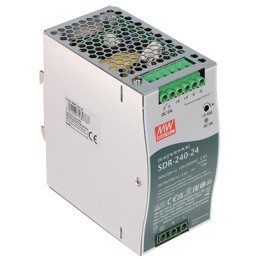 SDR-240-24 MEAN WELL 240W 24V DC DIN Rail Power Supply