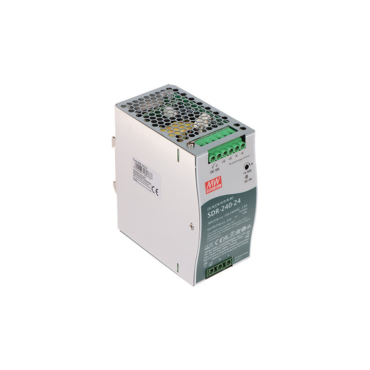SDR-240-24 MEAN WELL 240W 24V DC DIN Rail Power Supply