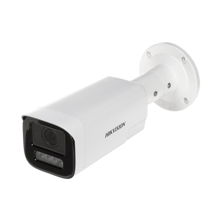 Hikvision DS-2CD1623G2-LIZU/SL caméra tube IP IR lumière blanche audio IP67 2MP 2.8-12mm 50m