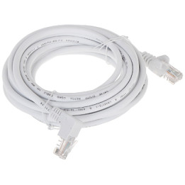 Cable de conexión RJ45 5m Cable de red blanco RJ45/5.0-PK/W