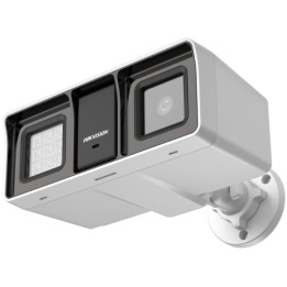 Cámara tipo bala híbrida Hikvision DS-2CE18D0T-LFS (2,8 mm) de 2 MP - 1080p AHD/CVI/TVI con luz inteligente e IR