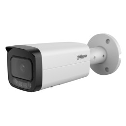 DAHUA IPC-HFW5559T-ASE-IL-0280B Cámara IP tipo bala para exteriores de 5 MP, lente fija de 2,8 mm, PoE, WizMind AI Analytics