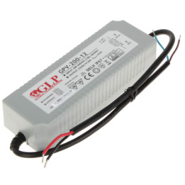 12V/16A/GPV Power Supply 12V 16A IP67