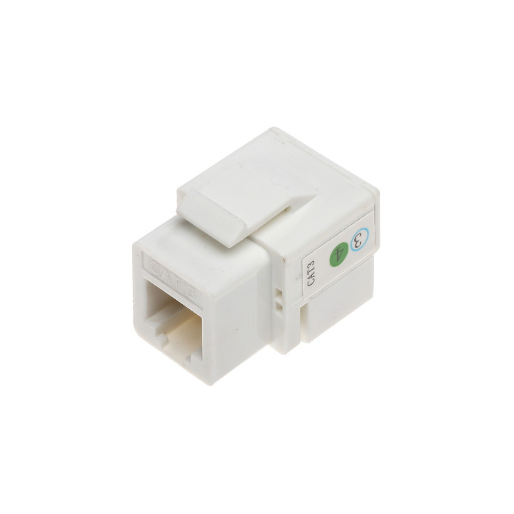FX-RJ11 Conector Keystone Jack RJ11 Blanco