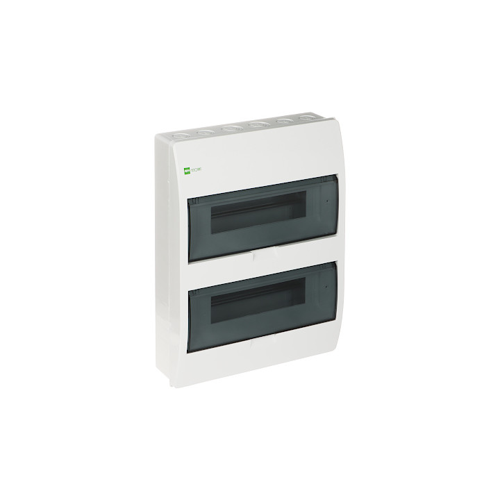 Elektro-Plast ELEGANT-2X12/NT/W/EPN 24-Module Surface-Mounted Distribution Board IP40 White