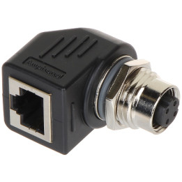 Adaptador M12D-G/RJ45-G IP68 M12 a RJ45 para Ethernet industrial