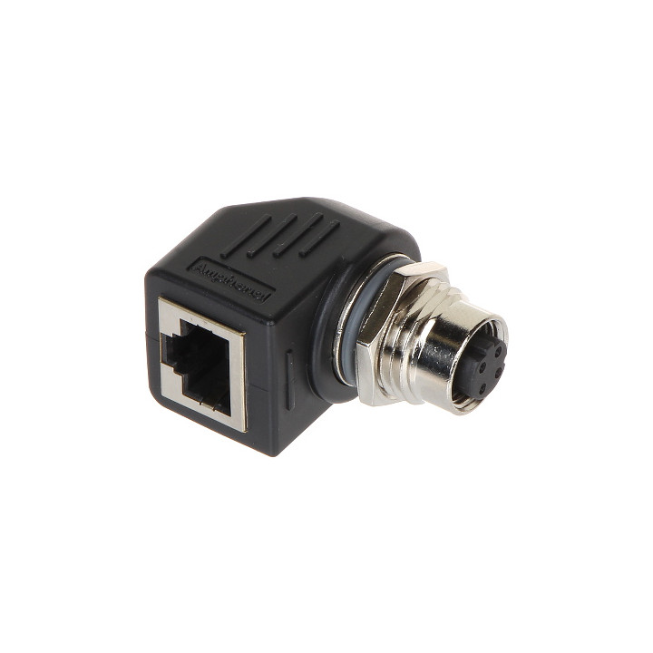 Adaptador M12D-G/RJ45-G IP68 M12 a RJ45 para Ethernet industrial