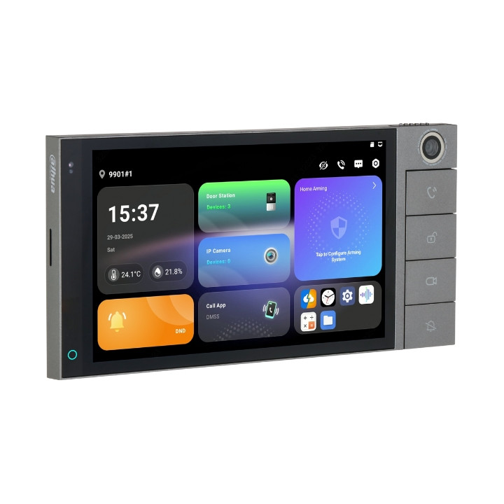 DAHUA SCP3024B-CBZ 7" умная настенная панель Wi-Fi RS-485 PoE