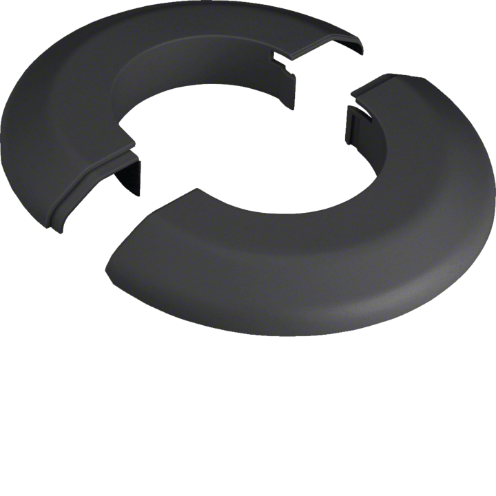 Hager RKR9005 Rosette for Flexible Cable Protector, Round, White