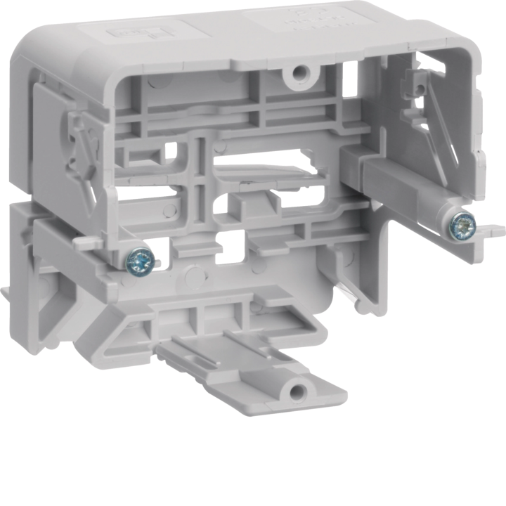 Hager GLT5010 1-Gang Data Outlet Box, C-Profile, Floor-Mount for GR