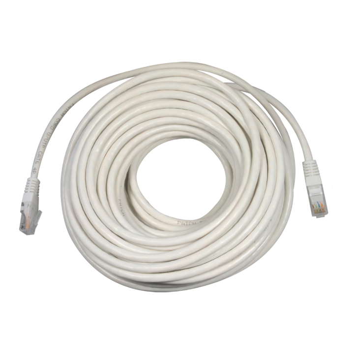 Kabel sieciowy UTP SAFIRE UTP6-20W Cat6 20 m – czysta miedź, PVC, kabel do transmisji danych do zastosowań wewnętrznych