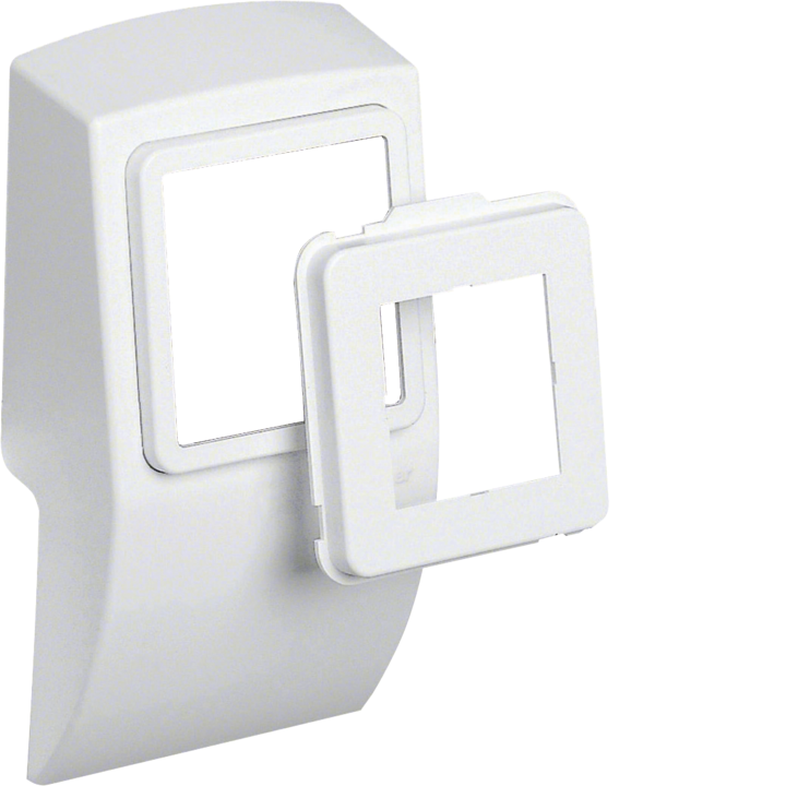 Hager G2261 Socket Plinth, White RAL 9010 (SL Trunking System)