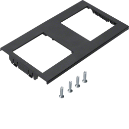Hager GTMBV30T2 Media Cover Plate for 2 Wide-Spaced Devices
