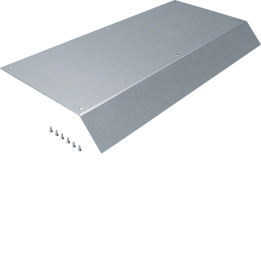 Hager AKB83000701 One-Sided 45° Blind Lid for AK 300x70 Trunking, 800 mm