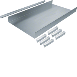Hager AKU4000701 On-Floor Trunking Base One-Sided 400x70mm