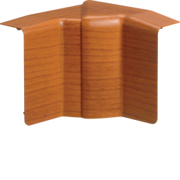 Hager SL200554D4 Internal Corner for SL20055 Trunking, Cherry