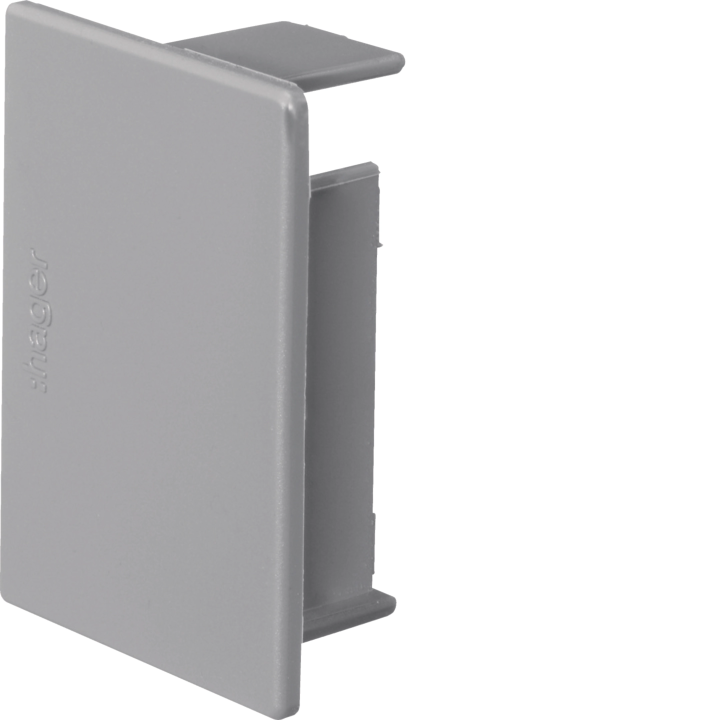 Hager LF4006067030 End Cap for HFR/LFH Trunking 40x57mm Stone Grey