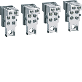 Hager HYT066H Distribution Block 4P Cage Clamp 6-35mm² Cu/Al