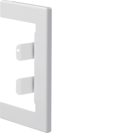 Hager BRP65100W9016 Wall Cover Plate BRP/BRHP/BRAP 65x100, Traffic White