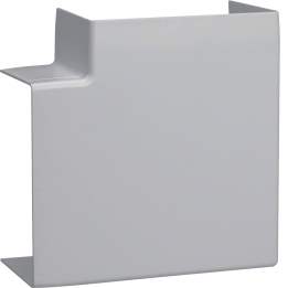 Hager LFF6011057030 Flat Angle for LF/LFF Trunking 60x110mm Stone Grey (RAL 7030)