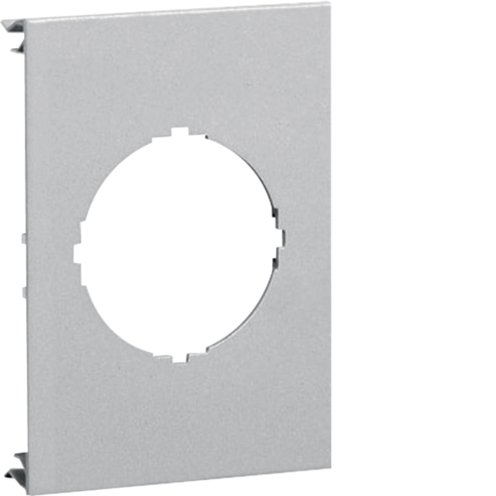 Hager L93007035 Pre-cut Lid 1gang, Light Grey (RAL 7030)