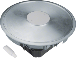 Hager VANR2003 Supply Unit R06 Wet C.T. Outlet Aluminium Grey