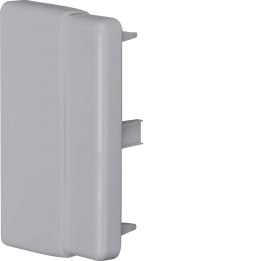 Hager LFF6009067030 End Cap for LF/LFF Trunking, 60x90mm, Stone Grey (RAL 7030)