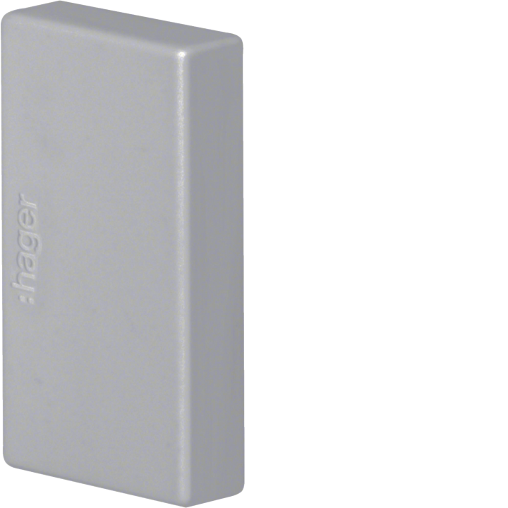 Hager LFF2003567030 End Cap for Cable Trunking 20x33mm Stone Grey