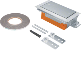 Hager BKWDE200060 End Cap for BKWD200060 Cable Trunking, 60x200 mm, Grey