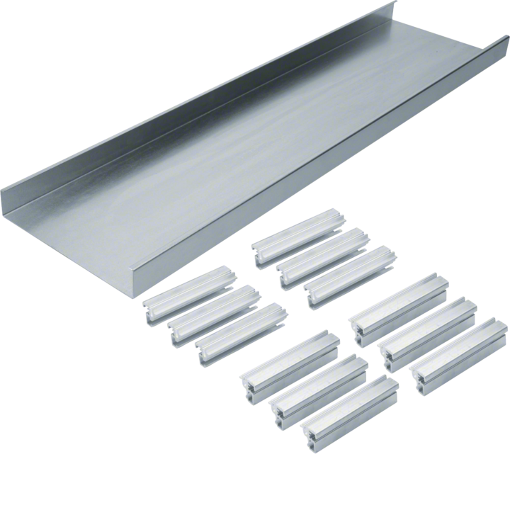 Hager AKU2000402 On-Floor Trunking Base Two-Sided 200x40mm