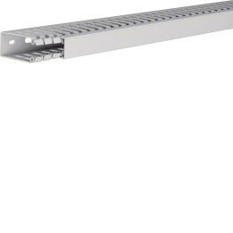 Hager HA760025 Slotted Panel Trunking 60x25mm Grey