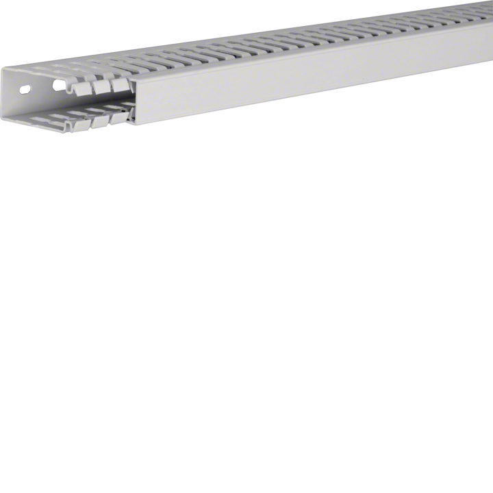 Hager HA760025 Slotted Panel Trunking 60x25mm Grey