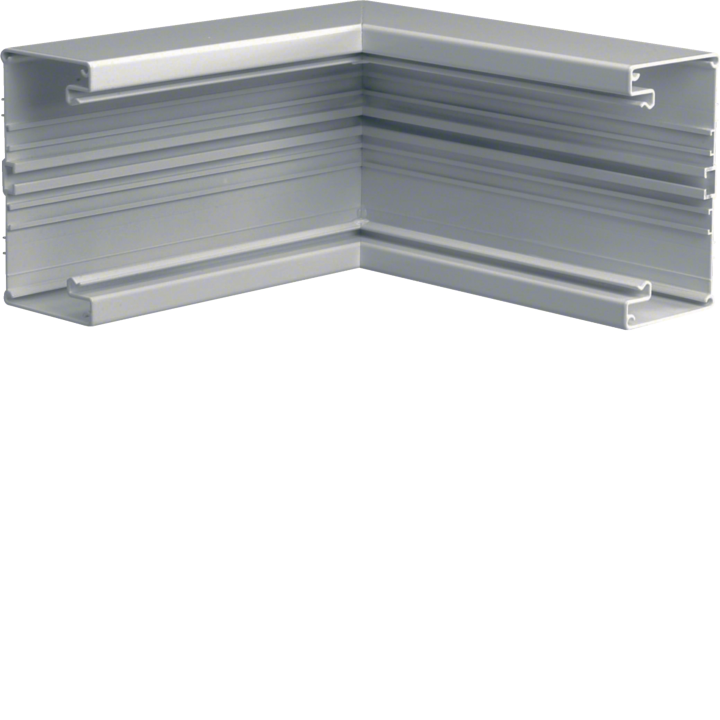 Hager R9705ELN Flat Corner, Natural Anodised Aluminium