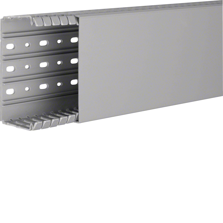 Hager BA760120 Slotted Panel Trunking 60x120mm Grey