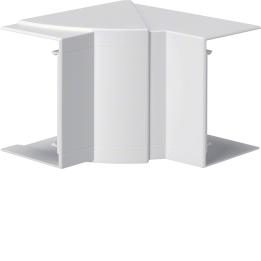 Hager BRP651004H9016 Internal Corner for BRP/BRAP65100 Trunking, Traffic White (RAL 9016)