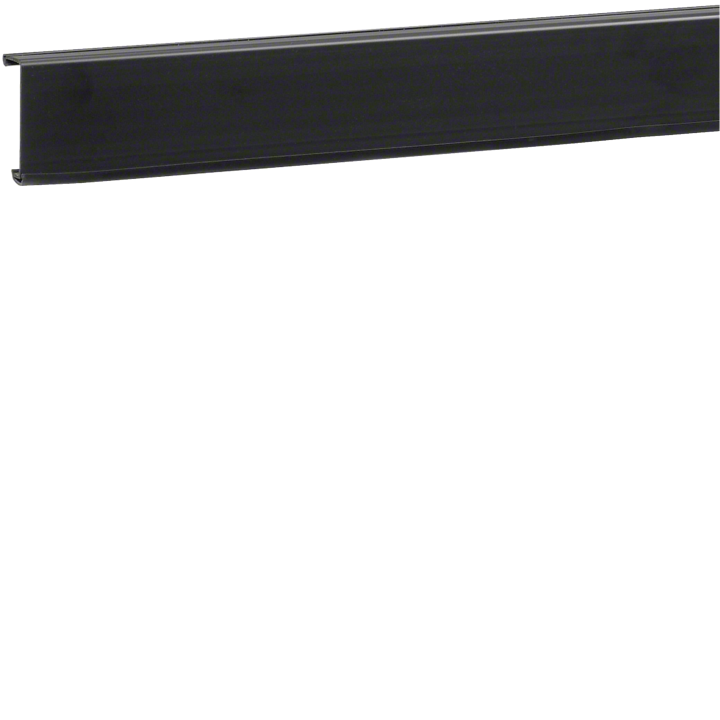 Hager SL20055819011 Trunking Lid with Soft Compound, Black