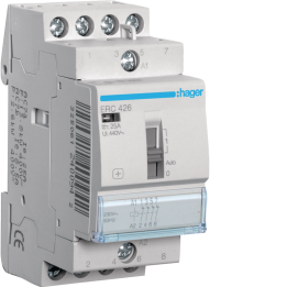 Hager ERC426 Override Contactor 25A 4NC 230V