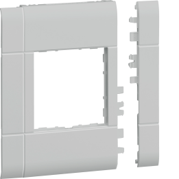 Hager GR1200A7035 Frontplate 55 mod. hfr, 120mm, light grey